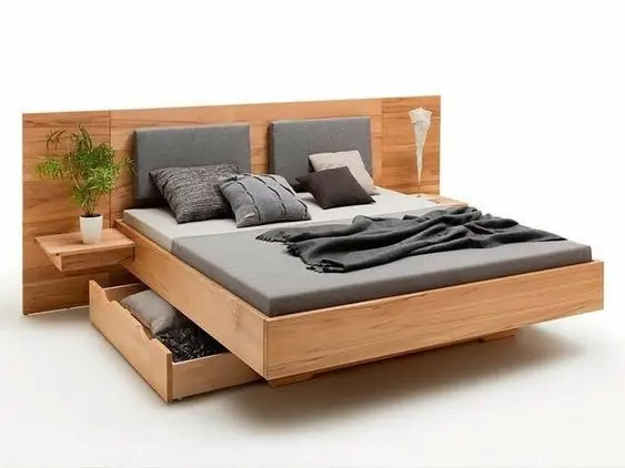Cama de Madera - Diseño Moderno y Duradero CA010